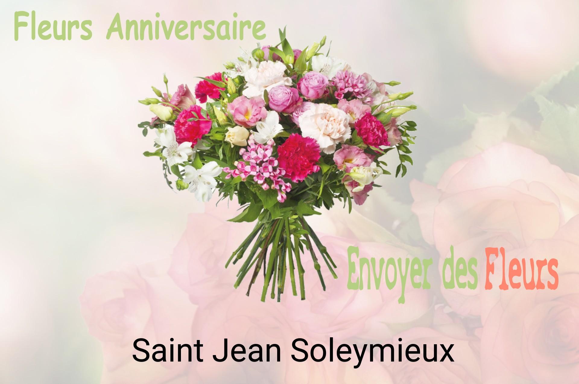 Bouquet de fleurs d’anniversaire livré à Saint-Jean-Soleymieux