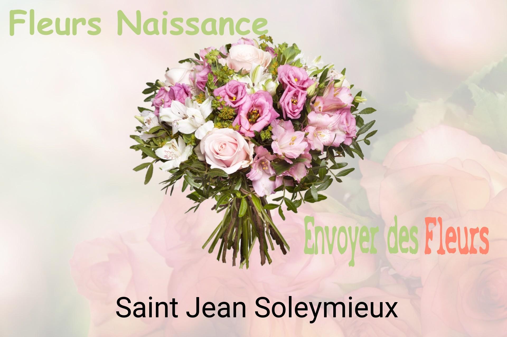 Bouquet de fleurs de naissance livré à Saint-Jean-Soleymieux